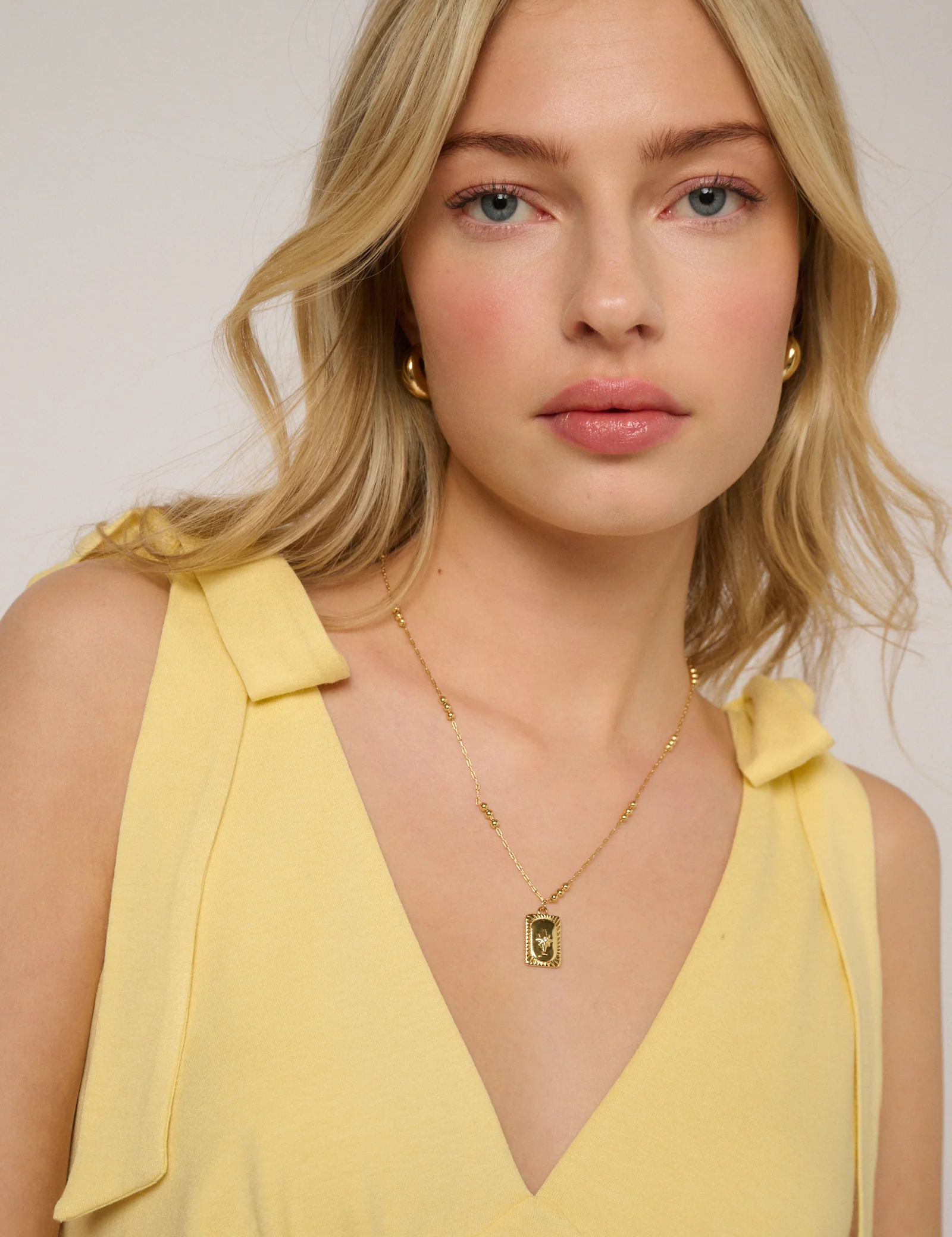 Butter Yellow Addison Jersey Midi Dress - Image 4