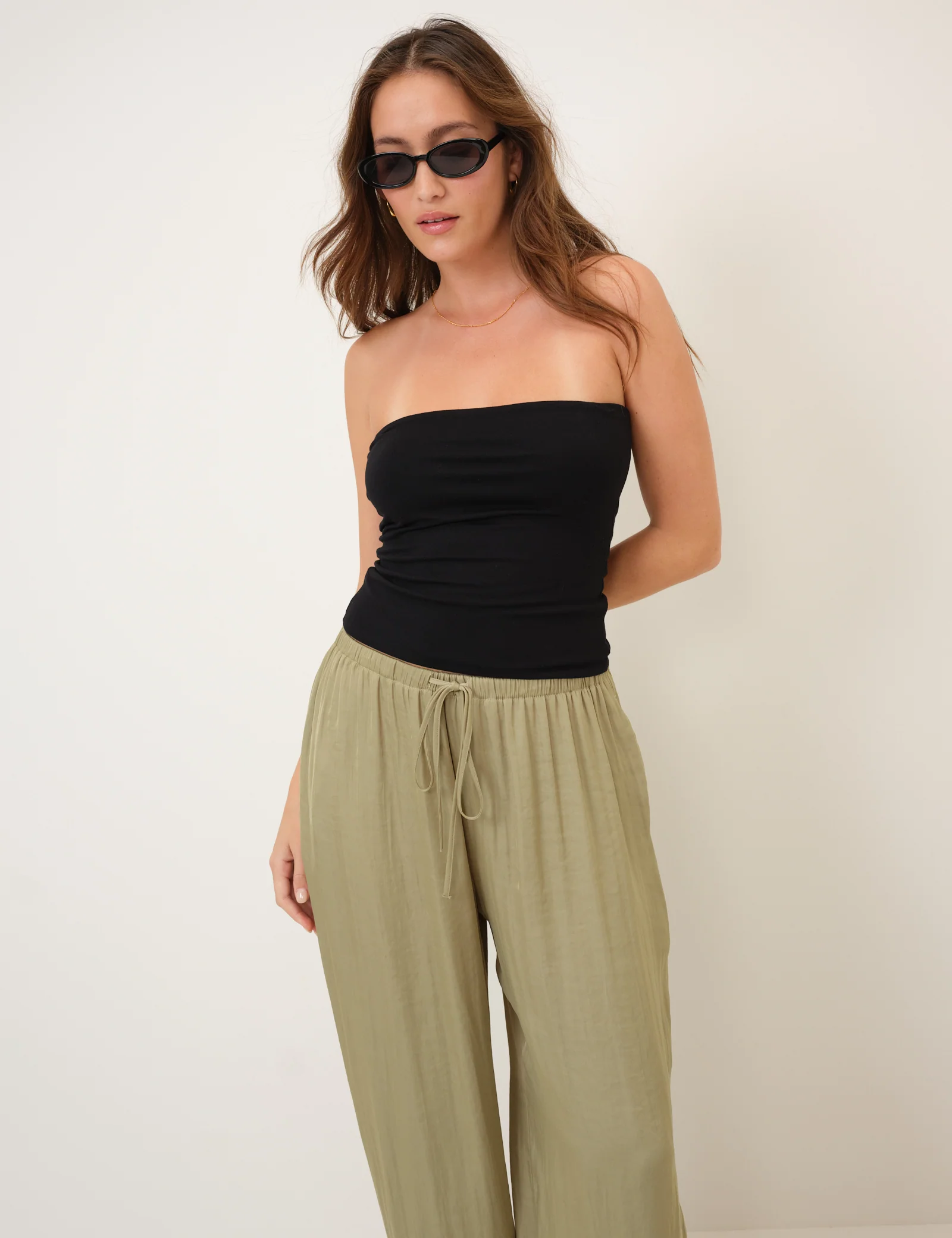 Black Bandeau Top - Image 2