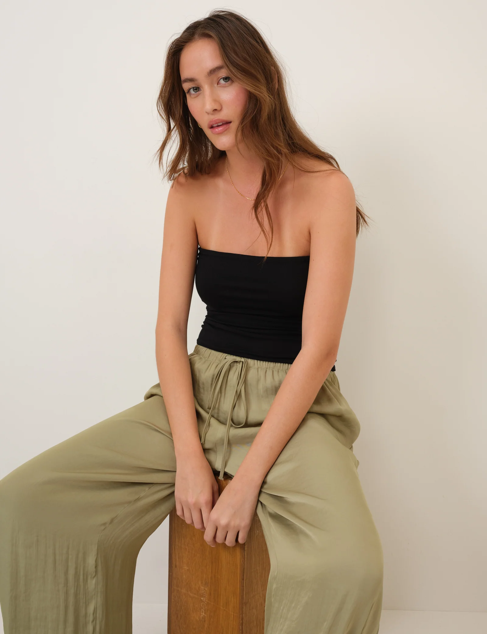 Black Bandeau Top - Image 3
