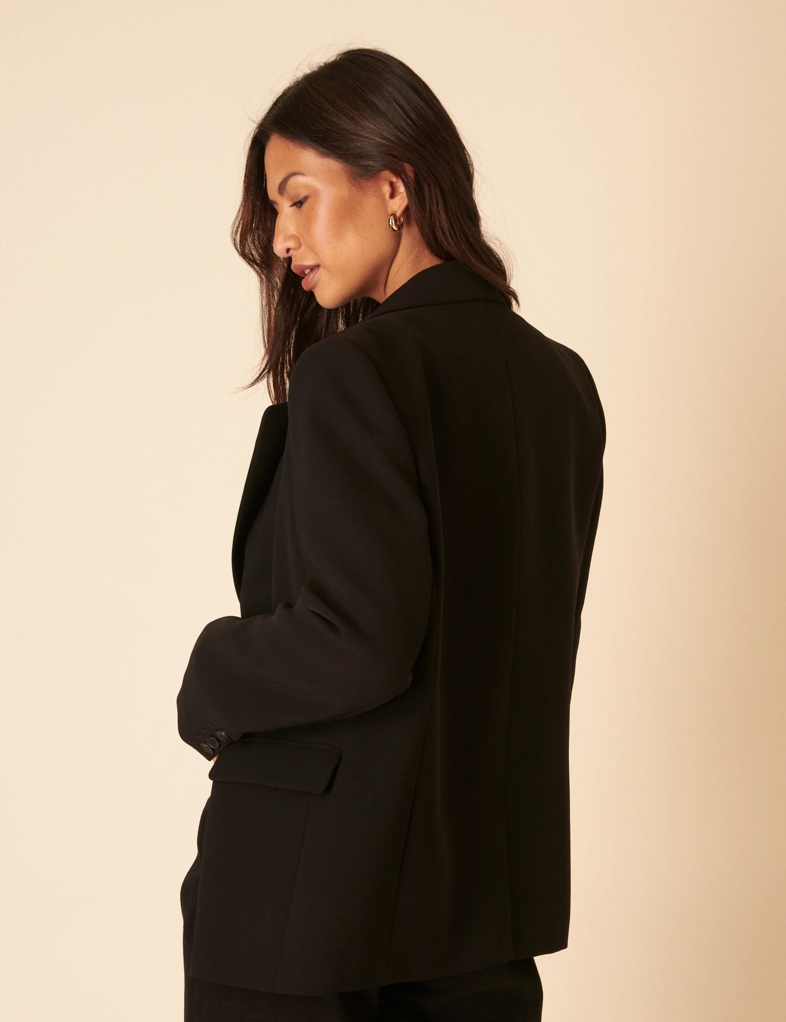 Black Double Breasted Blazer - Image 5