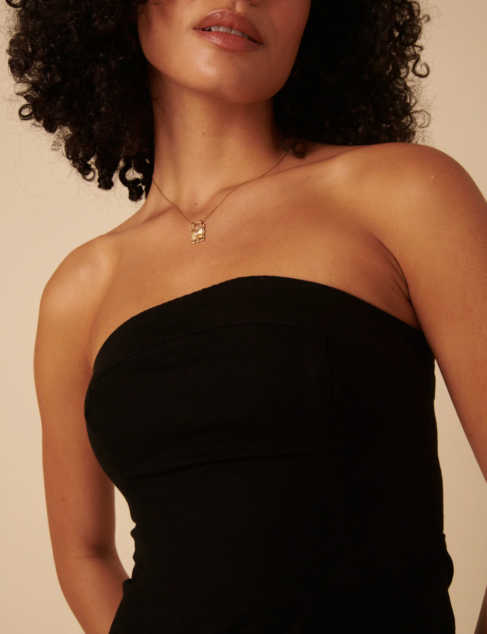 Black Tie Front Gayle Midi Dress - Image 2