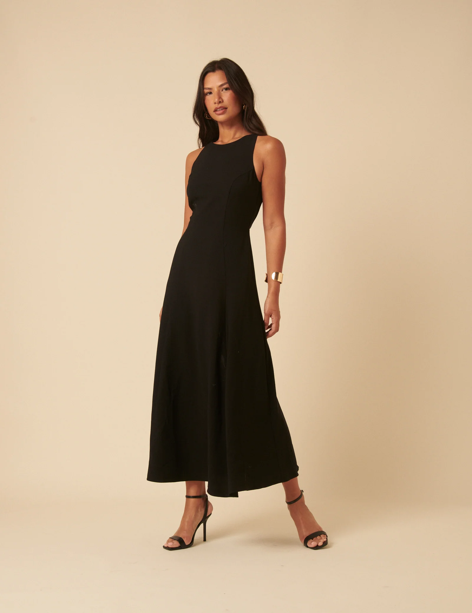 Black Reign Midi Dress - Image 3