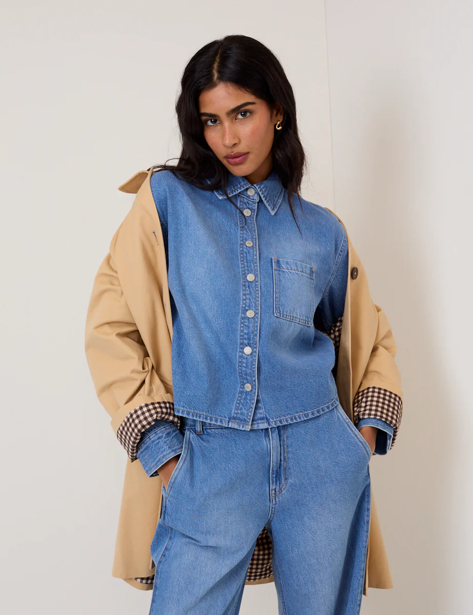 Blue Denim Shirt - Image 6