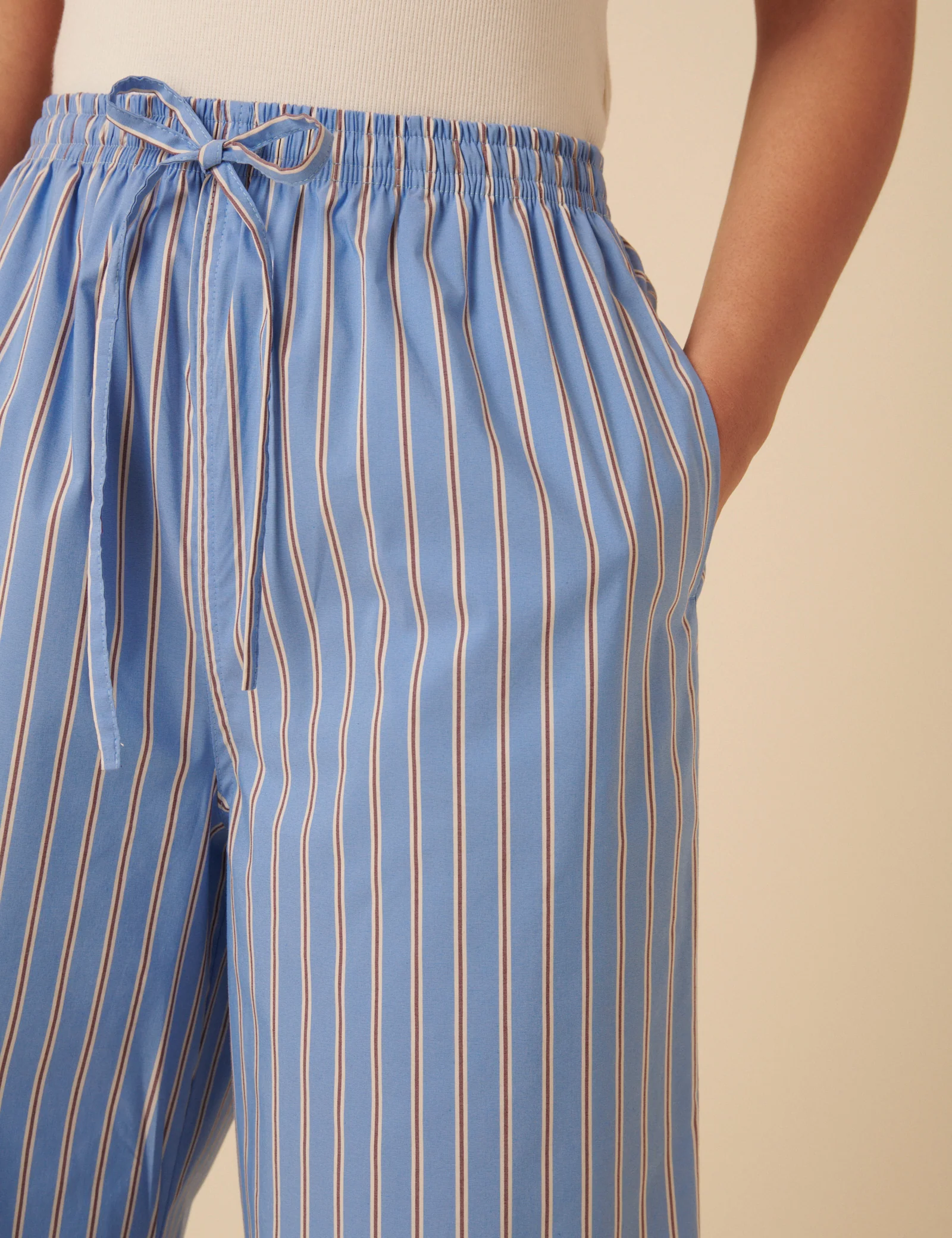 Blue Striped Shona Trousers - Image 2