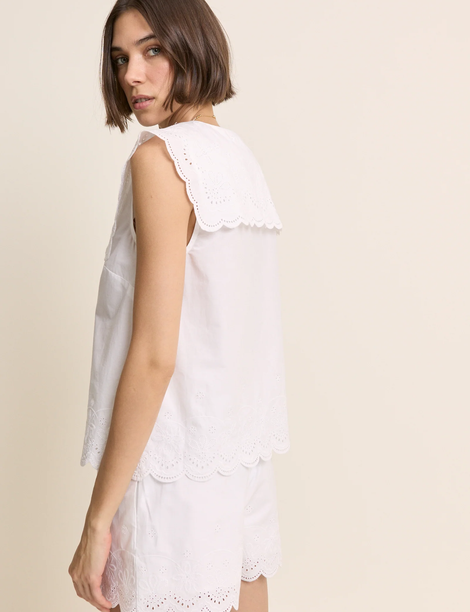 White Collared Blouse - Image 5