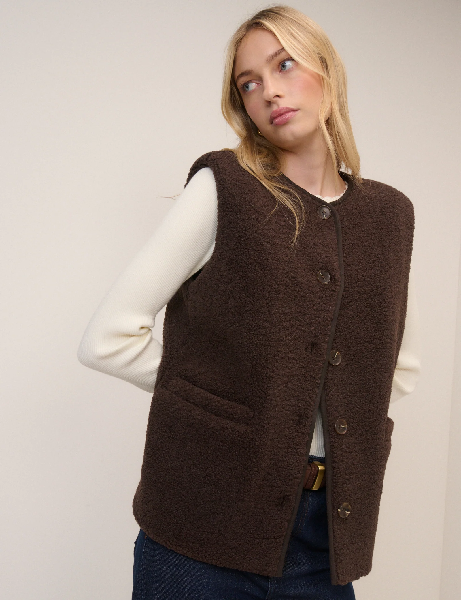 Brown Borg Gilet - Image 2
