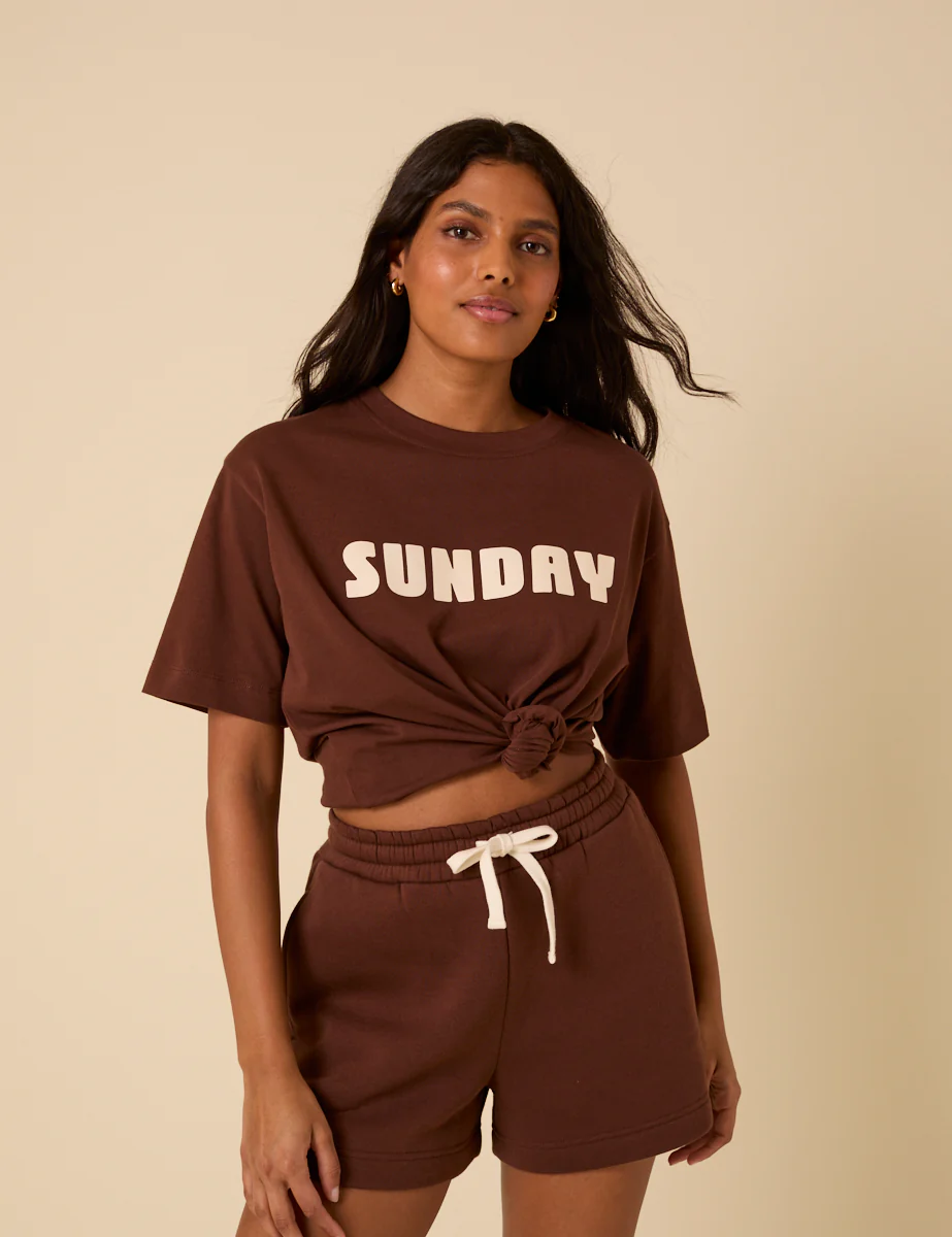 Brown Sweat Shorts - Image 4