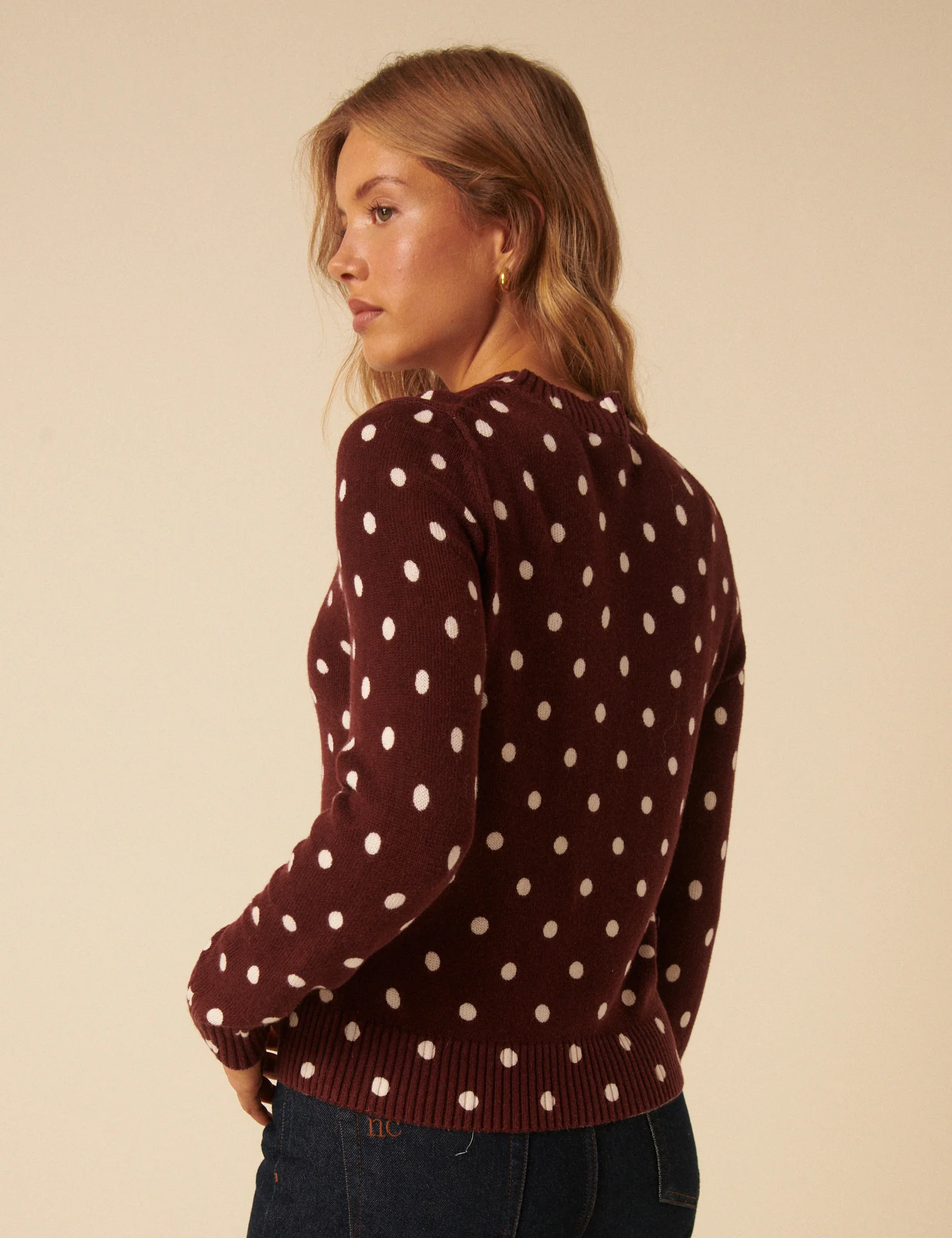 Brown Polka Dot Jumper - Image 5