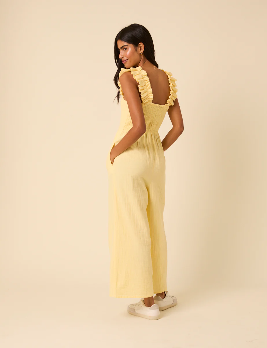 Butter Yellow Maya Jumpsuit - Image 4
