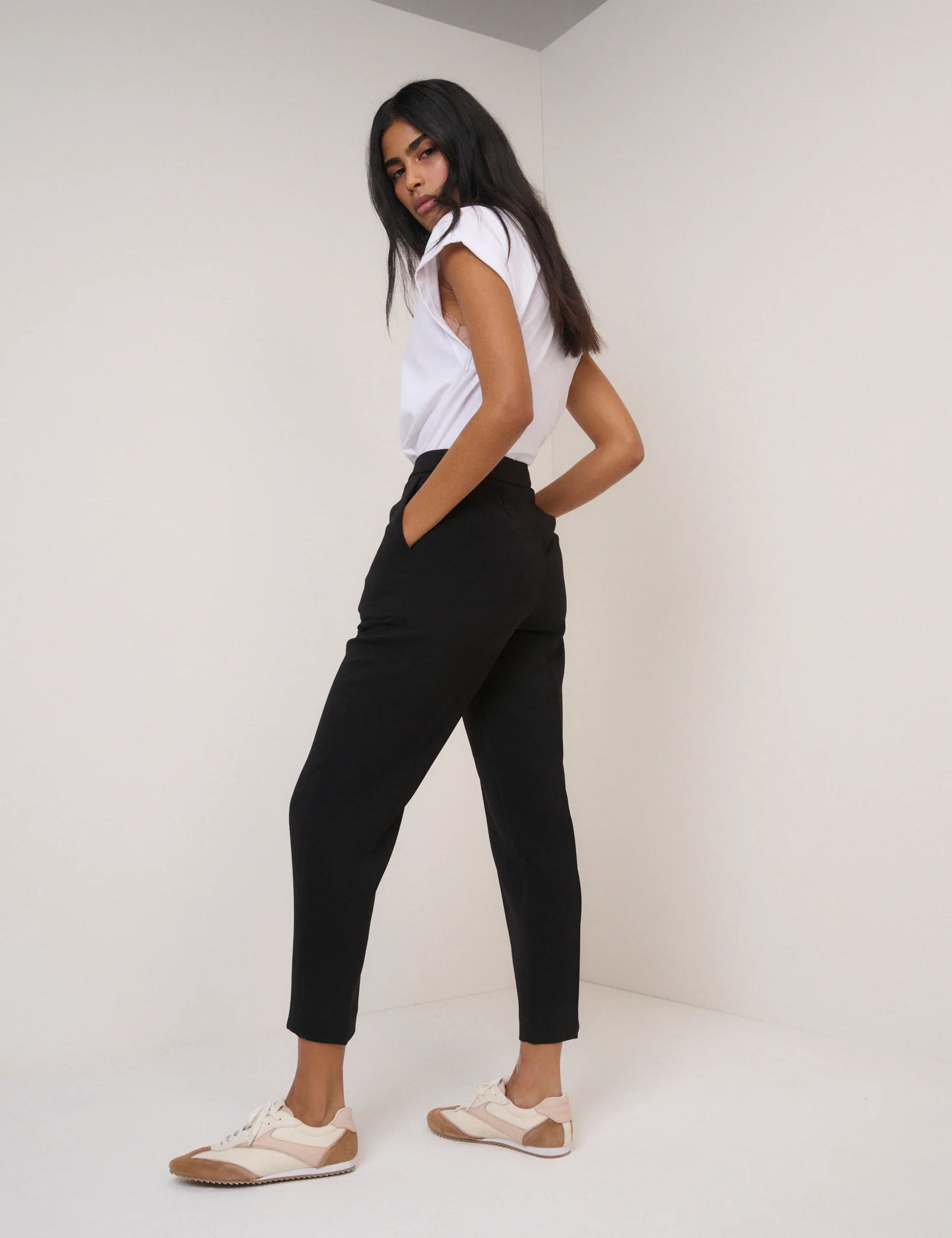 Black Cigarette Trousers - Image 5