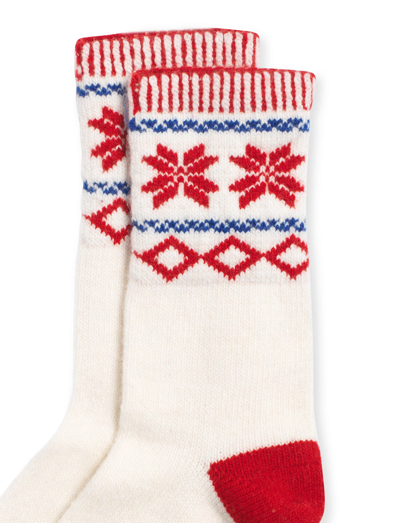 Cream Fair Isle Socks - Image 2