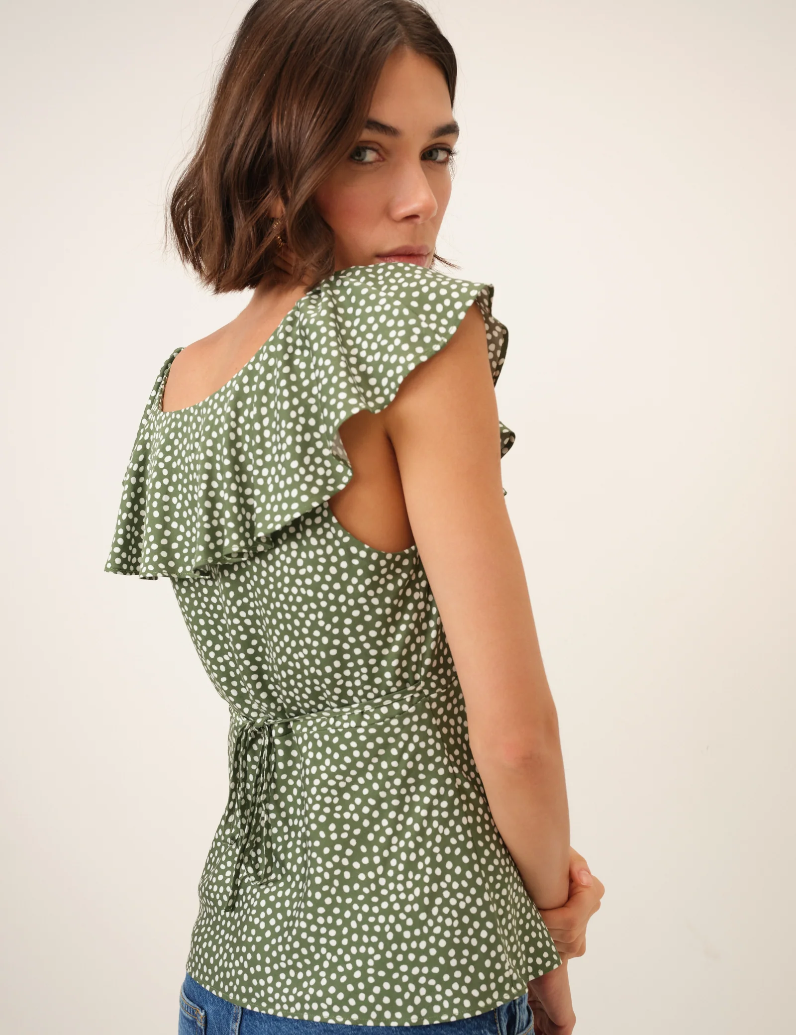 Green Polka Dot Top - Image 5