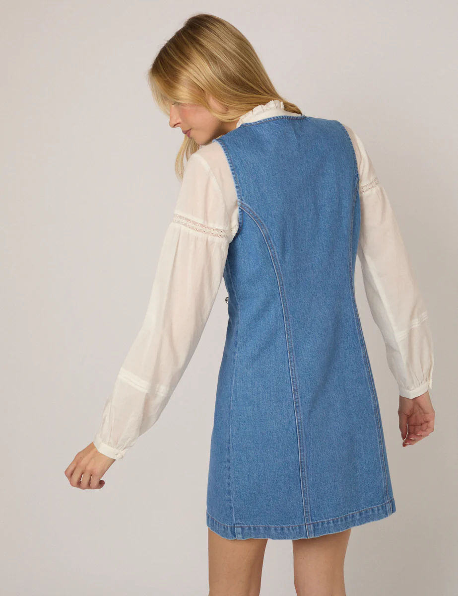 Blue Denim Ned Mini dress - Image 5