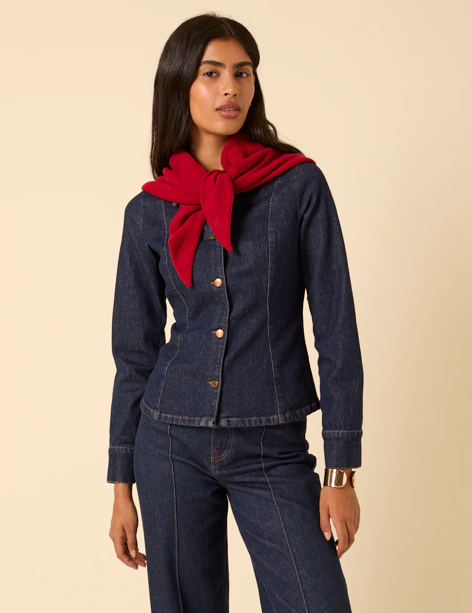 Denim Slim Fit Shirt - Image 5