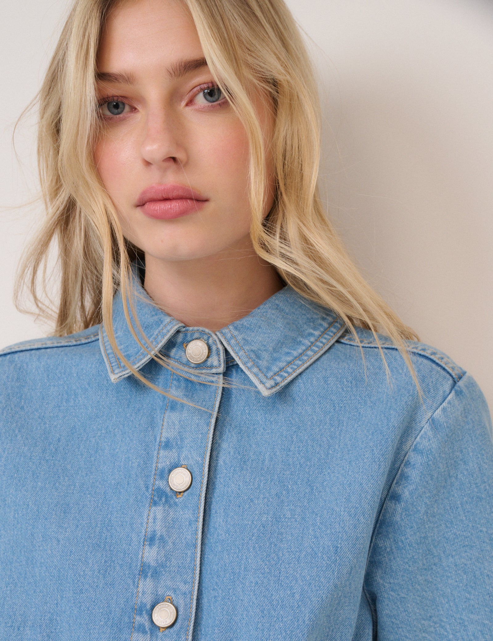 Denim Tie Waist Playsuit - Image 2