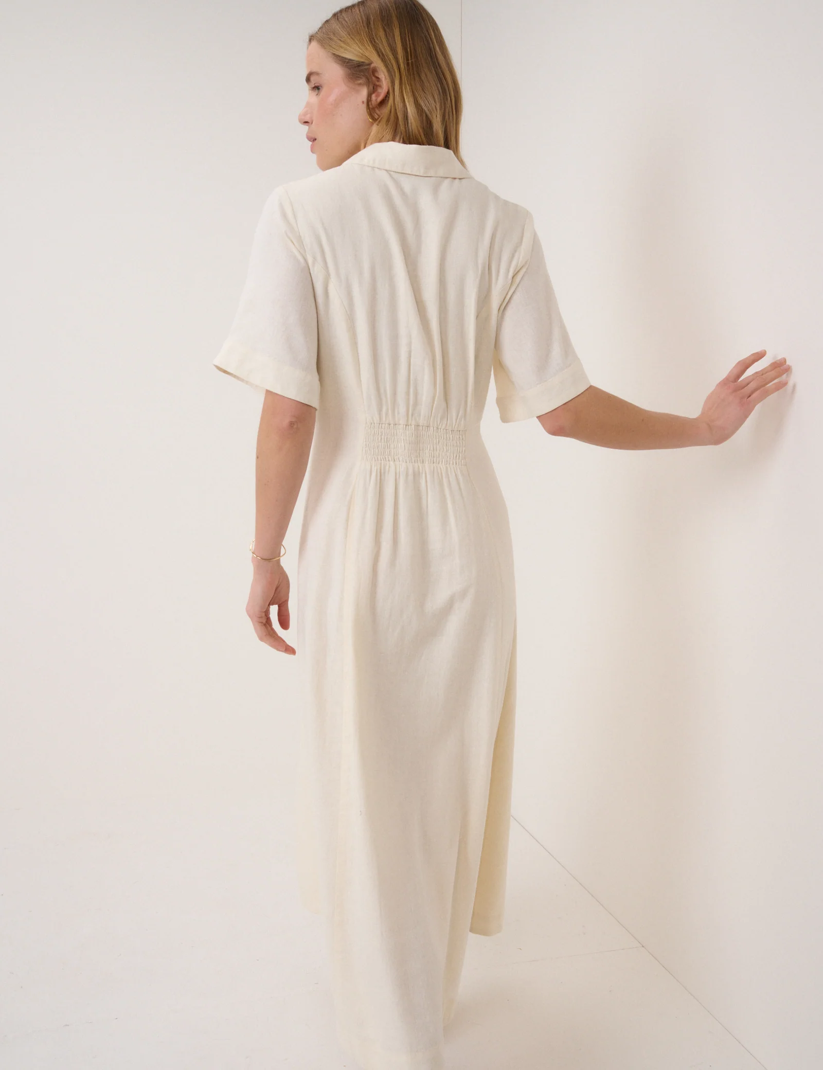Beige Dillon Shirt Dress - Image 6