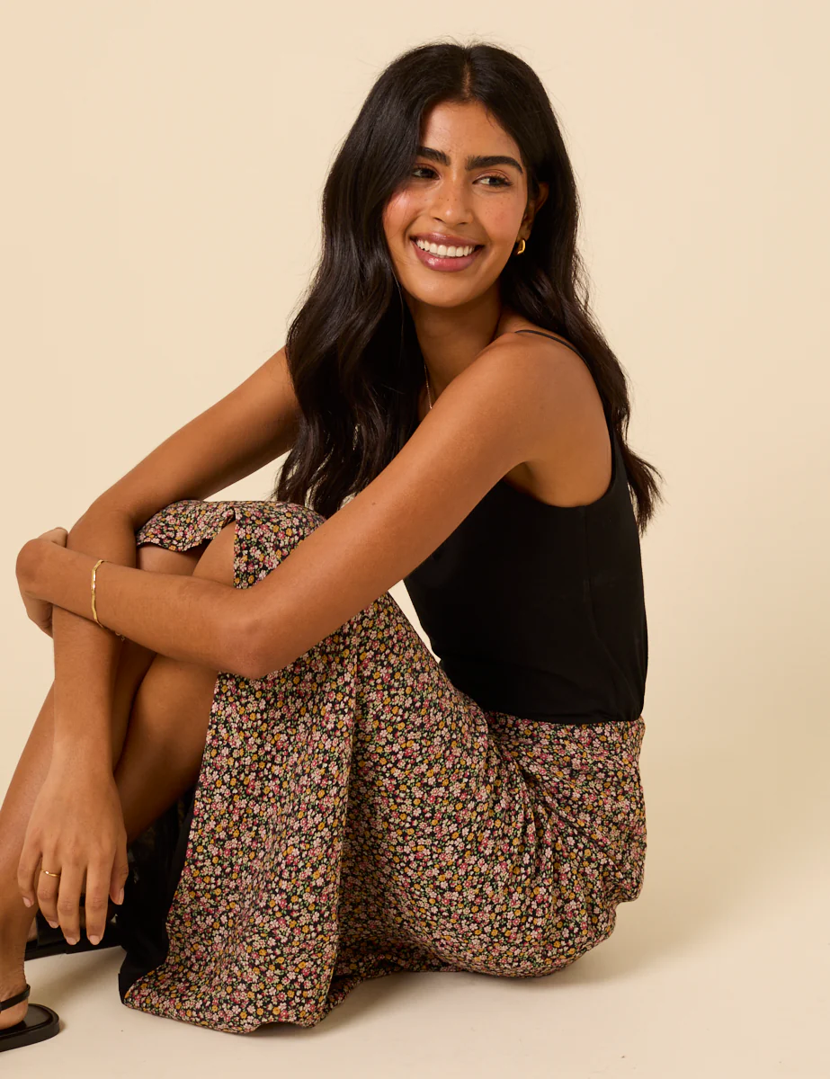Ditsy Floral Mila Slip Skirt - Image 5