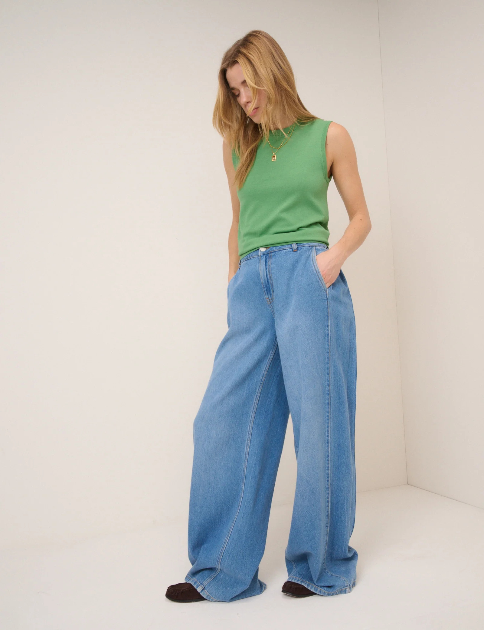 Green Crew Neck Vest - Image 4