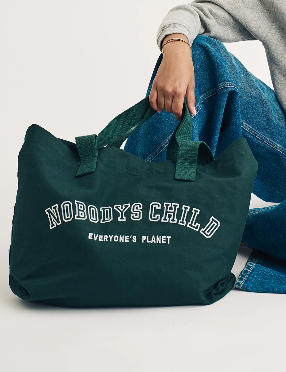 Green Canvas Tote Bag - Image 3