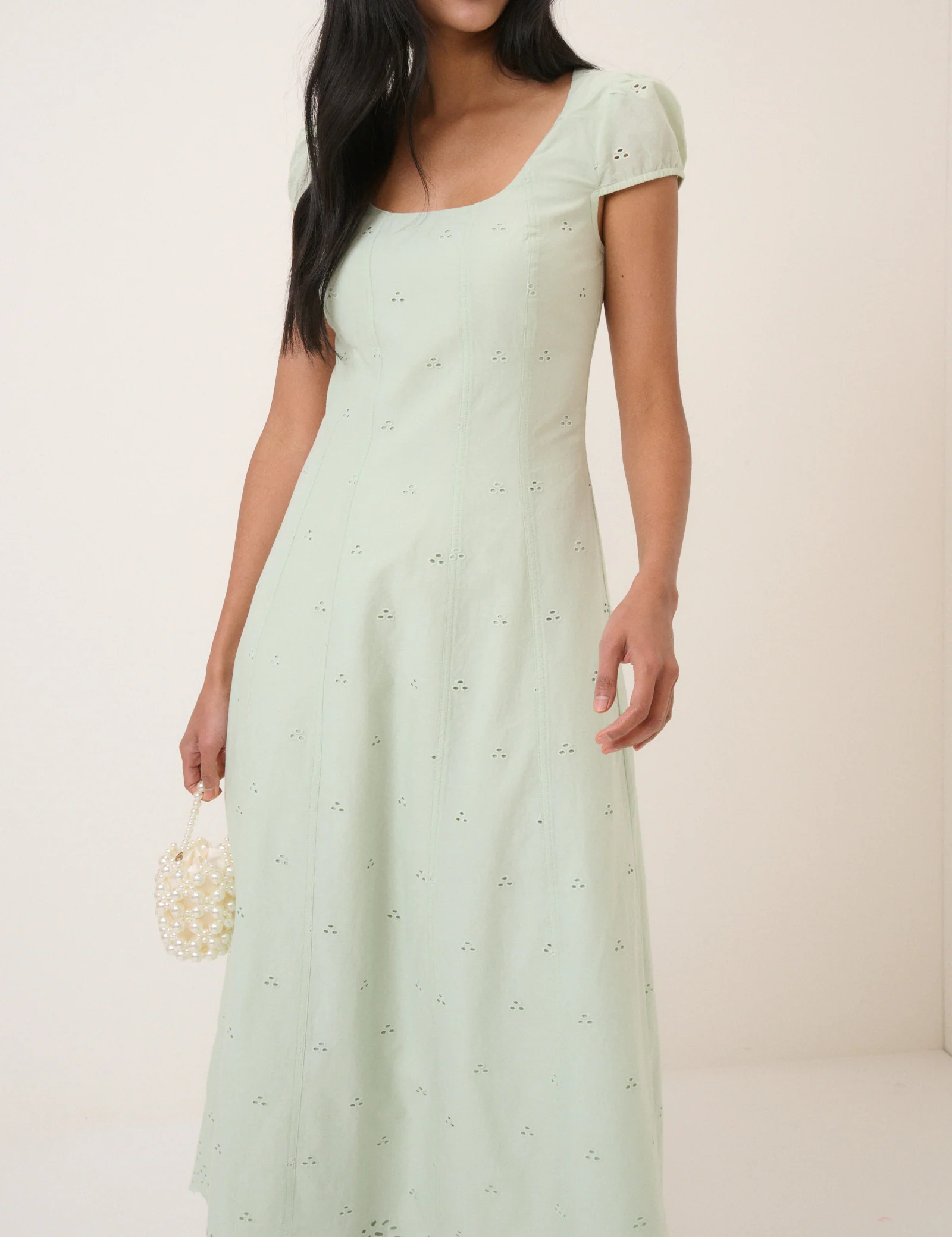 Mint Green Harri Midi Dress - Image 4
