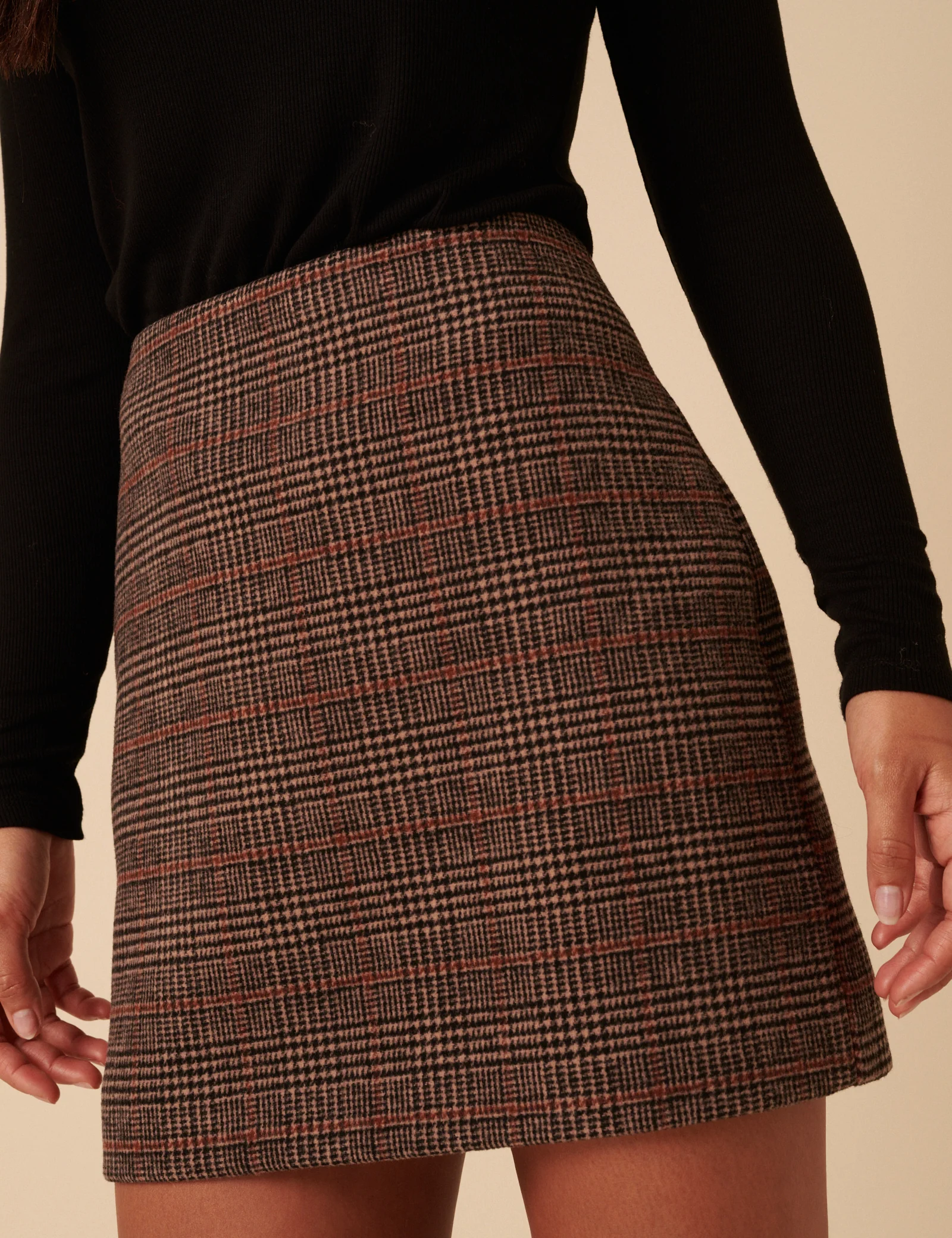 Heritage Check Mini Skirt - Image 3