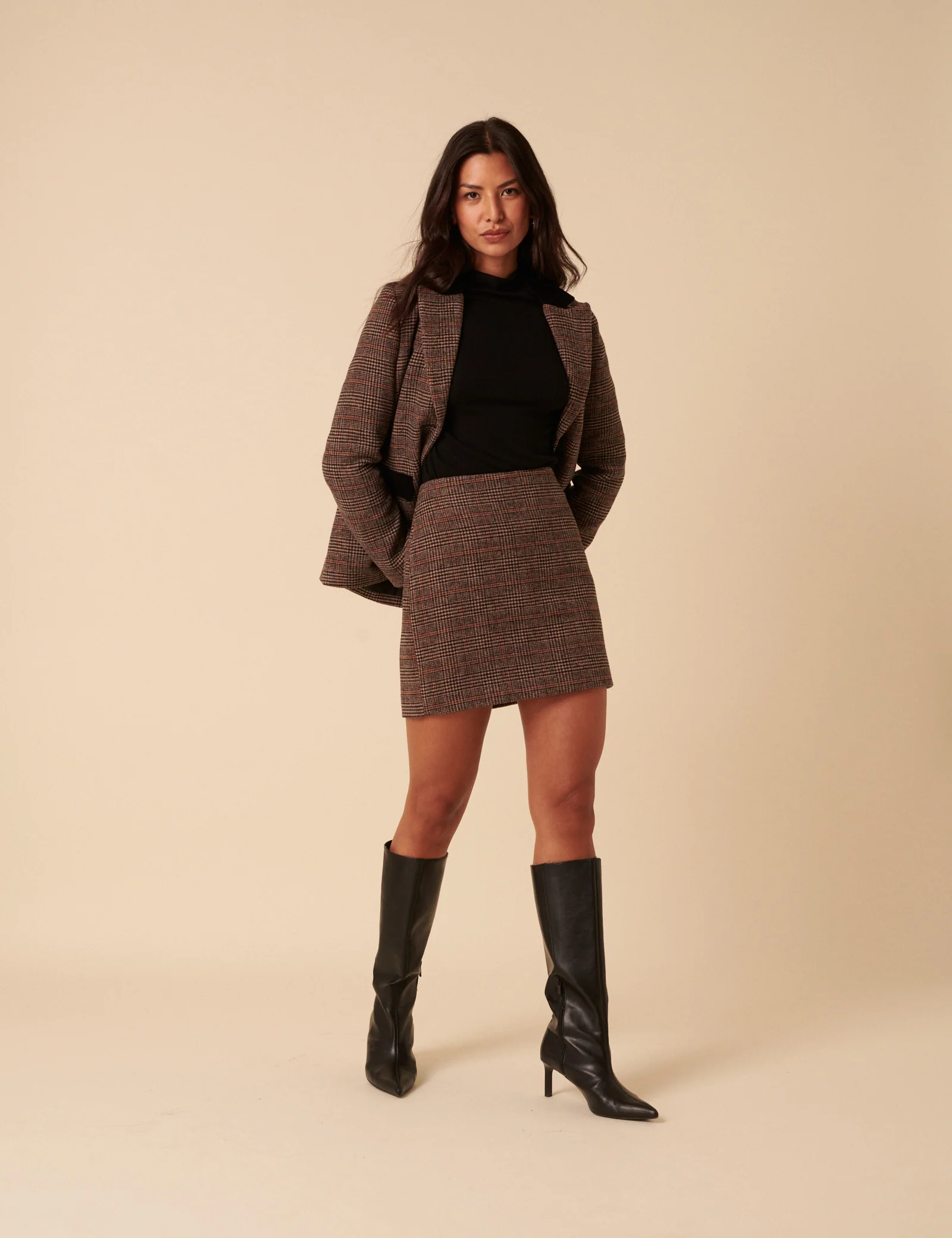 Heritage Check Mini Skirt - Image 4