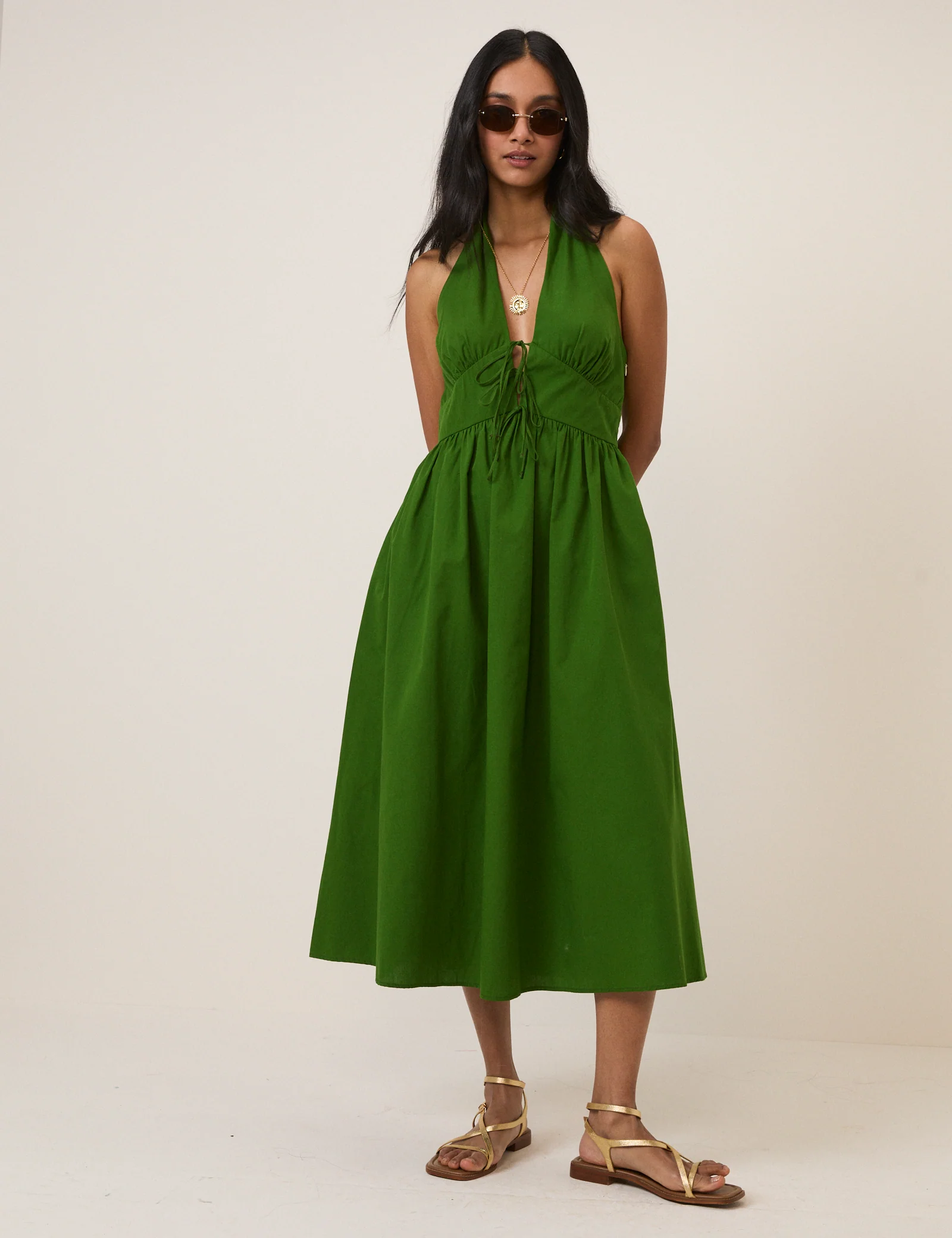 Lilijana Halter Midi Dress - Image 4