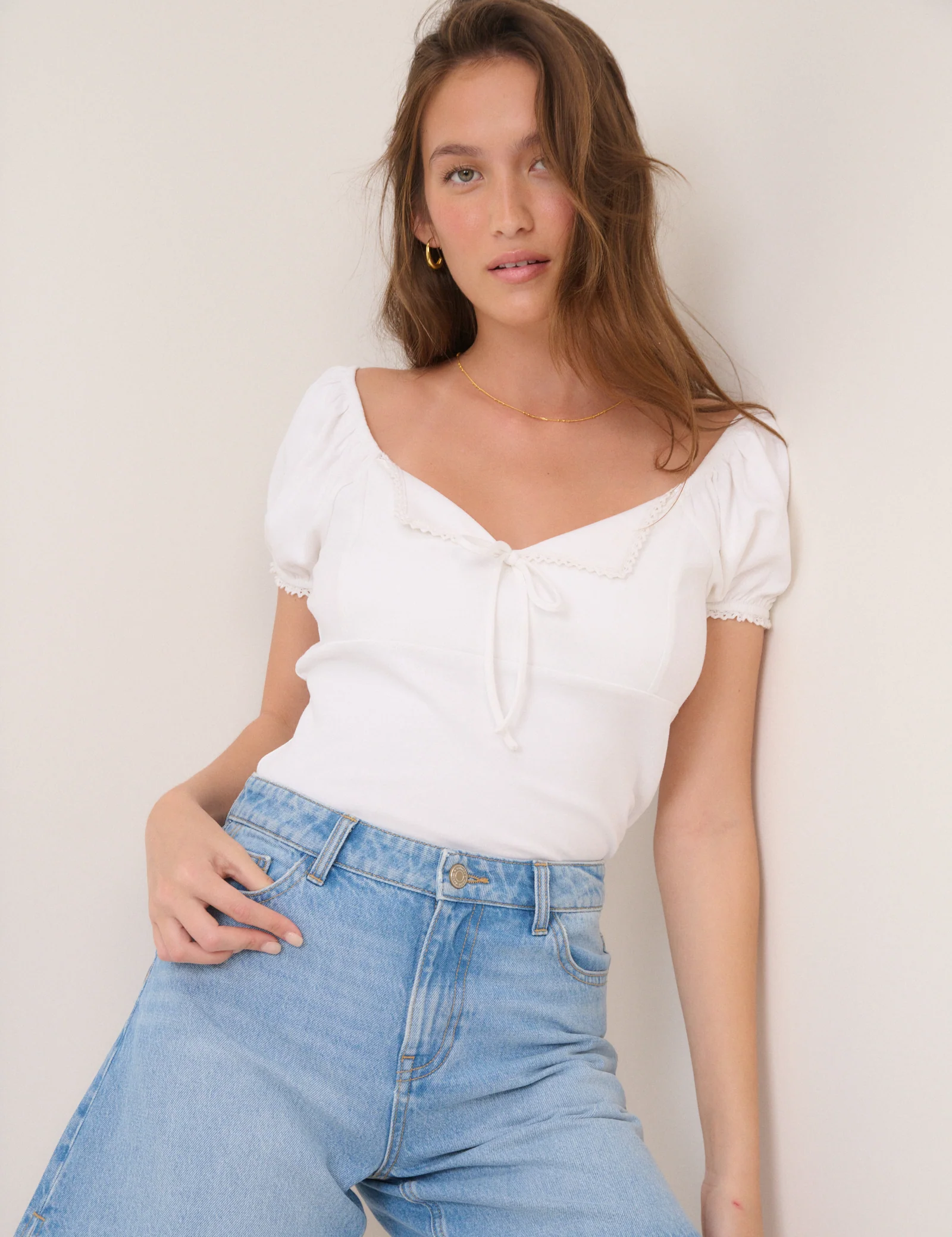 White Milkmaid Top - Image 4