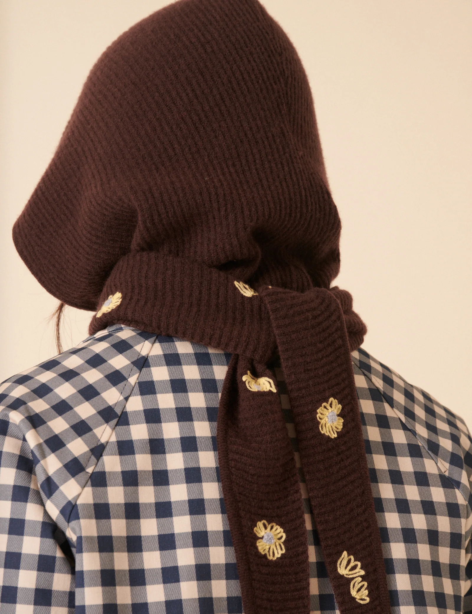 NC x TBCo Brown Wool Hood - Image 5
