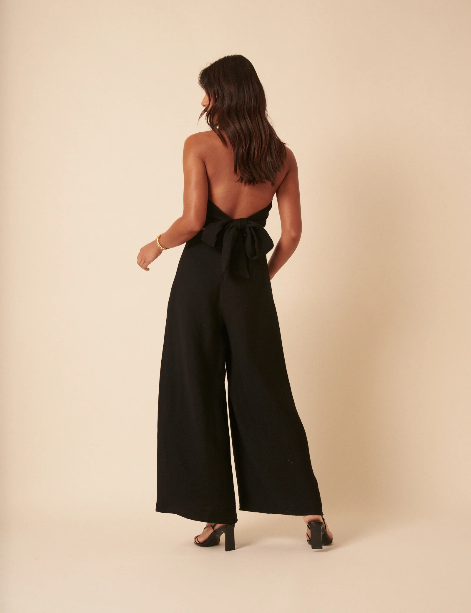 Petite Wide Leg Bandeau Rory Jumpsuit - Image 5