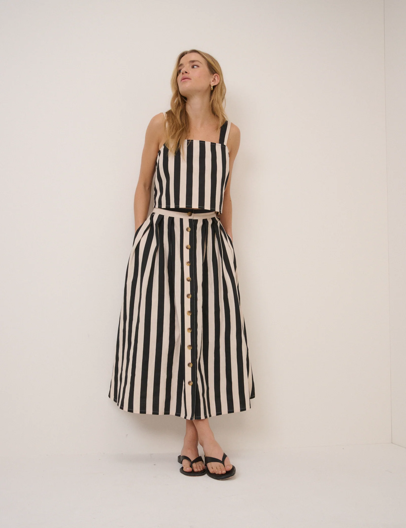 Black Striped Swing Top - Image 5