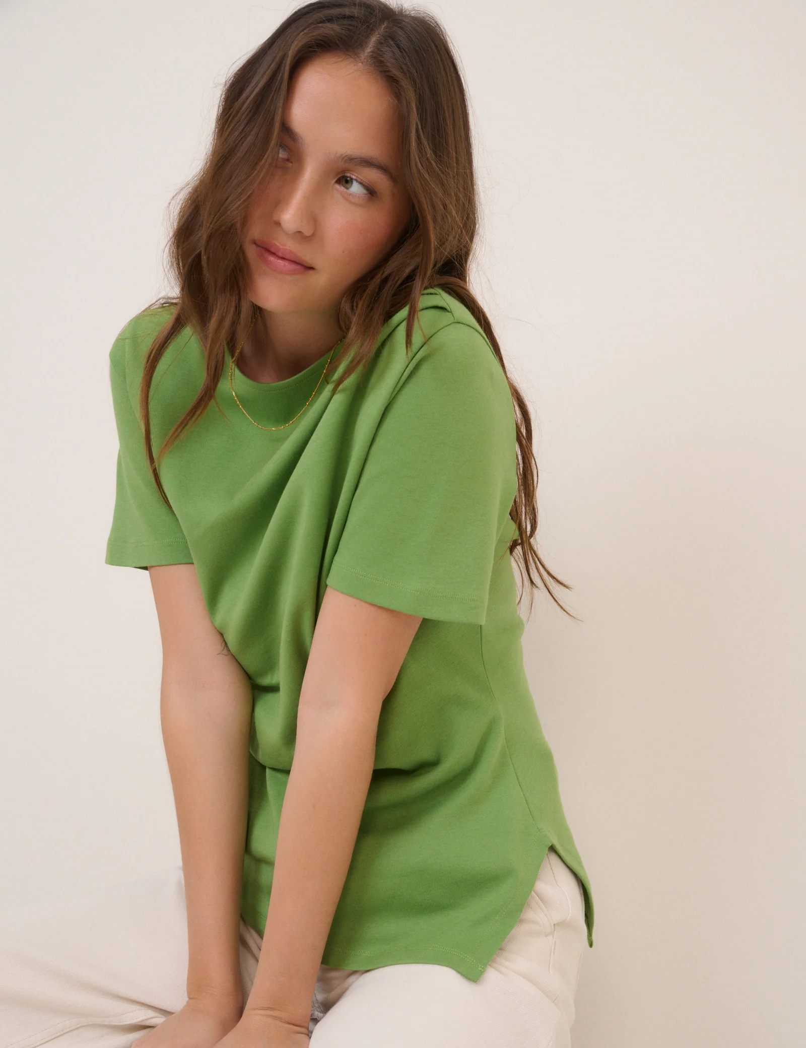 Green Pleated T-Shirt - Image 3
