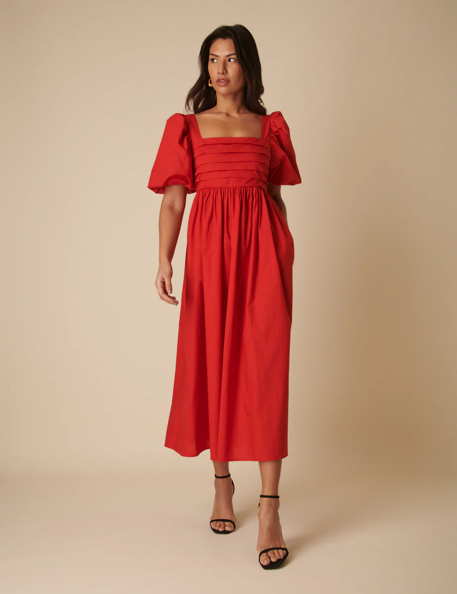 Red Nova Midi Dress - Image 2