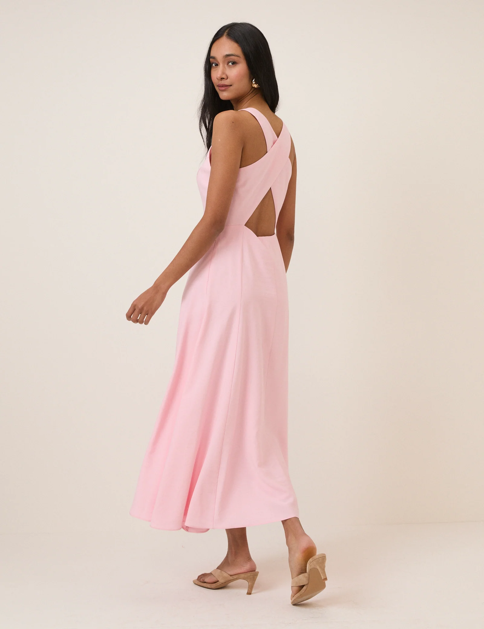 Pink Reign Midi Dress - Image 5