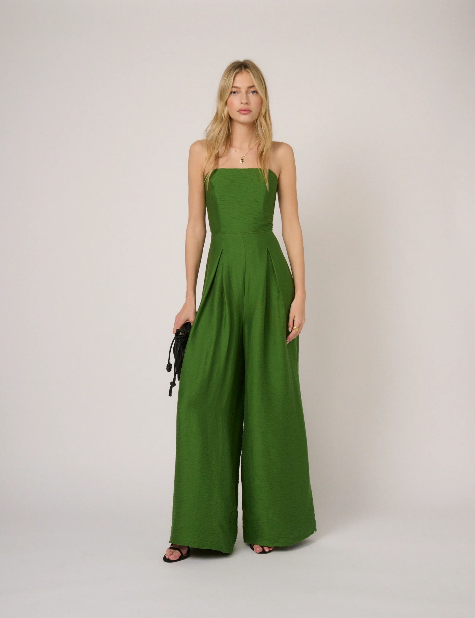 Green Bandeau Rory Jumpsuit - Image 5