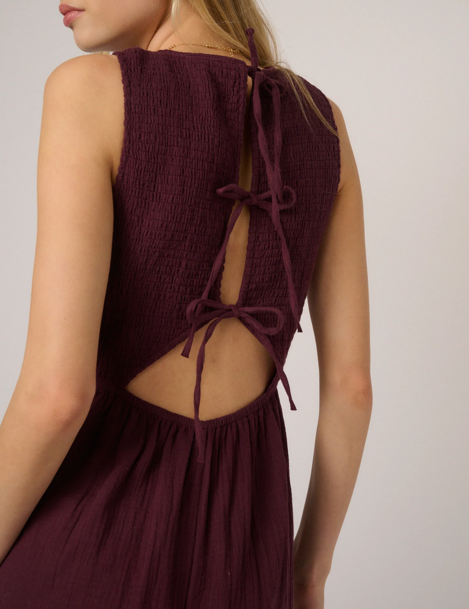 Burgundy Ruth Jumpsuit - Image 2