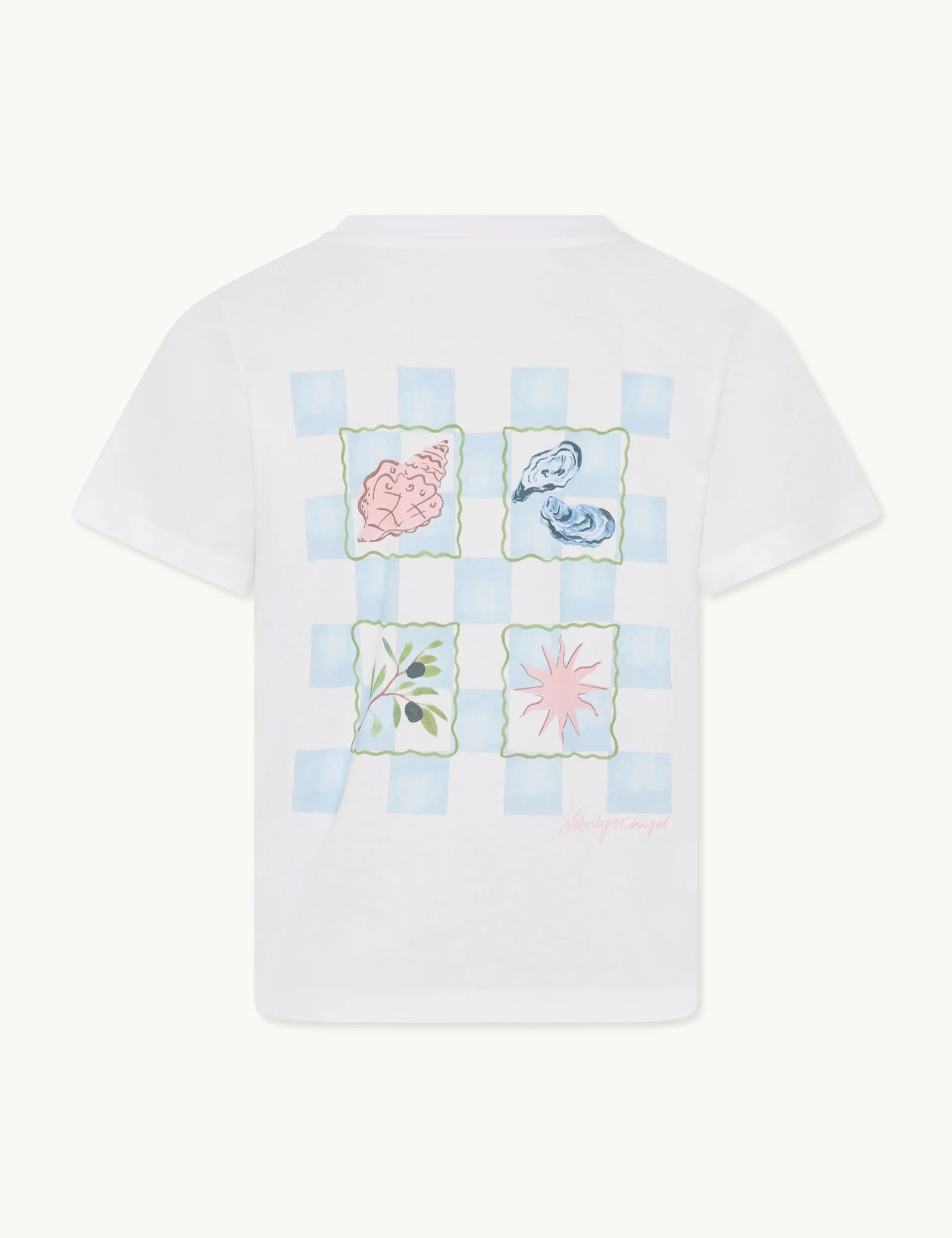 White Graphic Print Boxy T-Shirt - Image 4