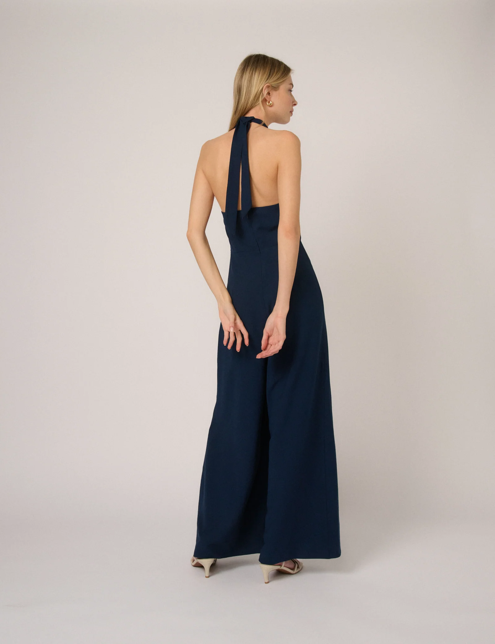 Navy Halterneck Shelby Jumpsuit - Image 5