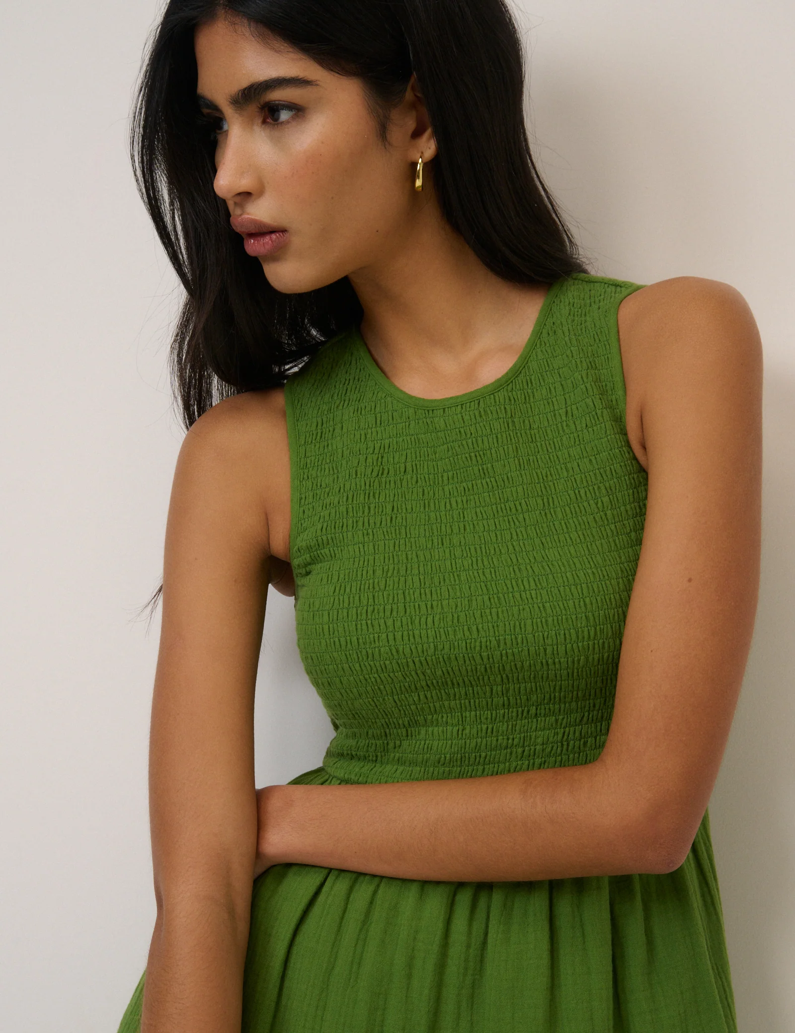 Green Sleeveless Charlie Midaxi Dress - Image 4