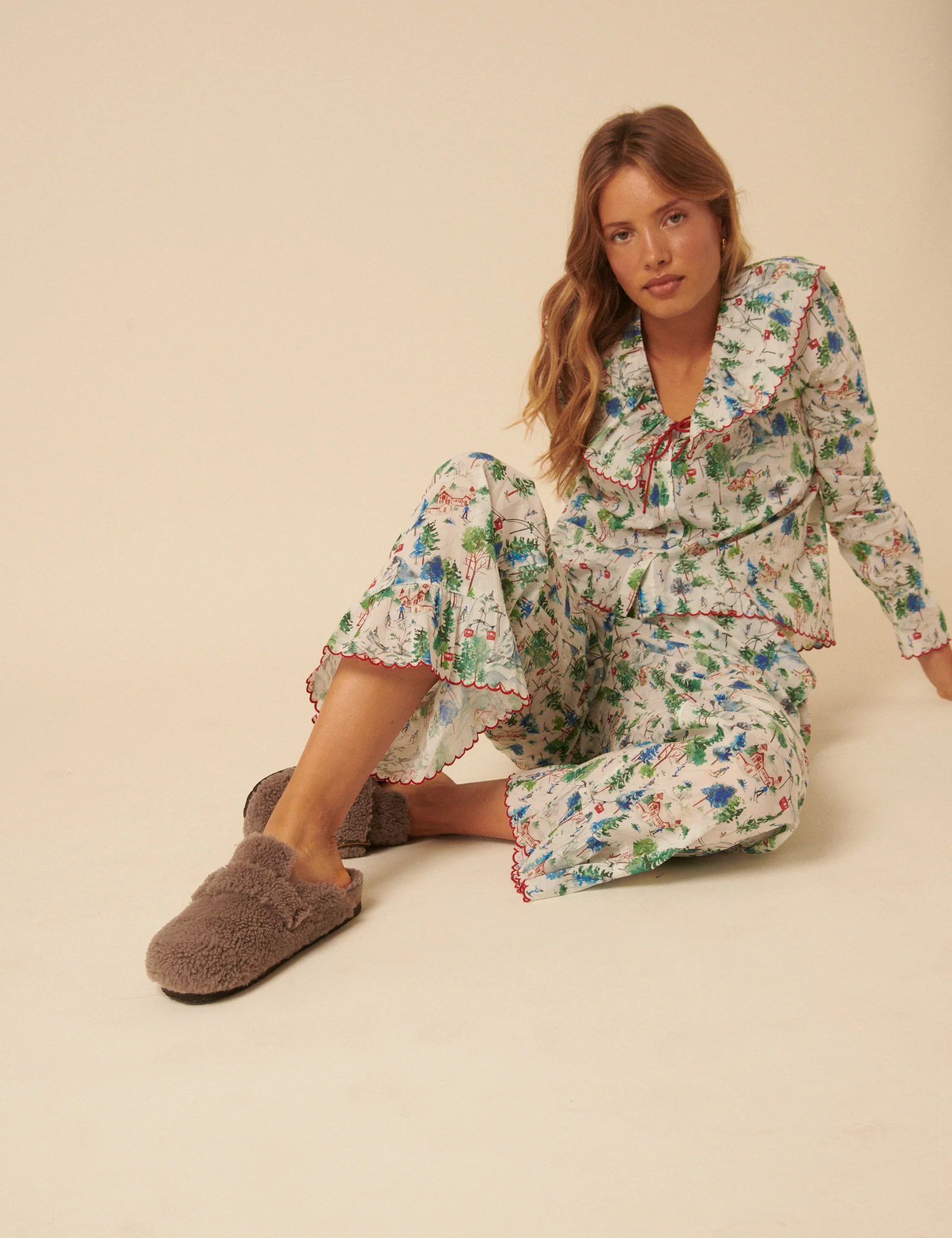 Genuins Stone Sheepskin Slippers - Image 3