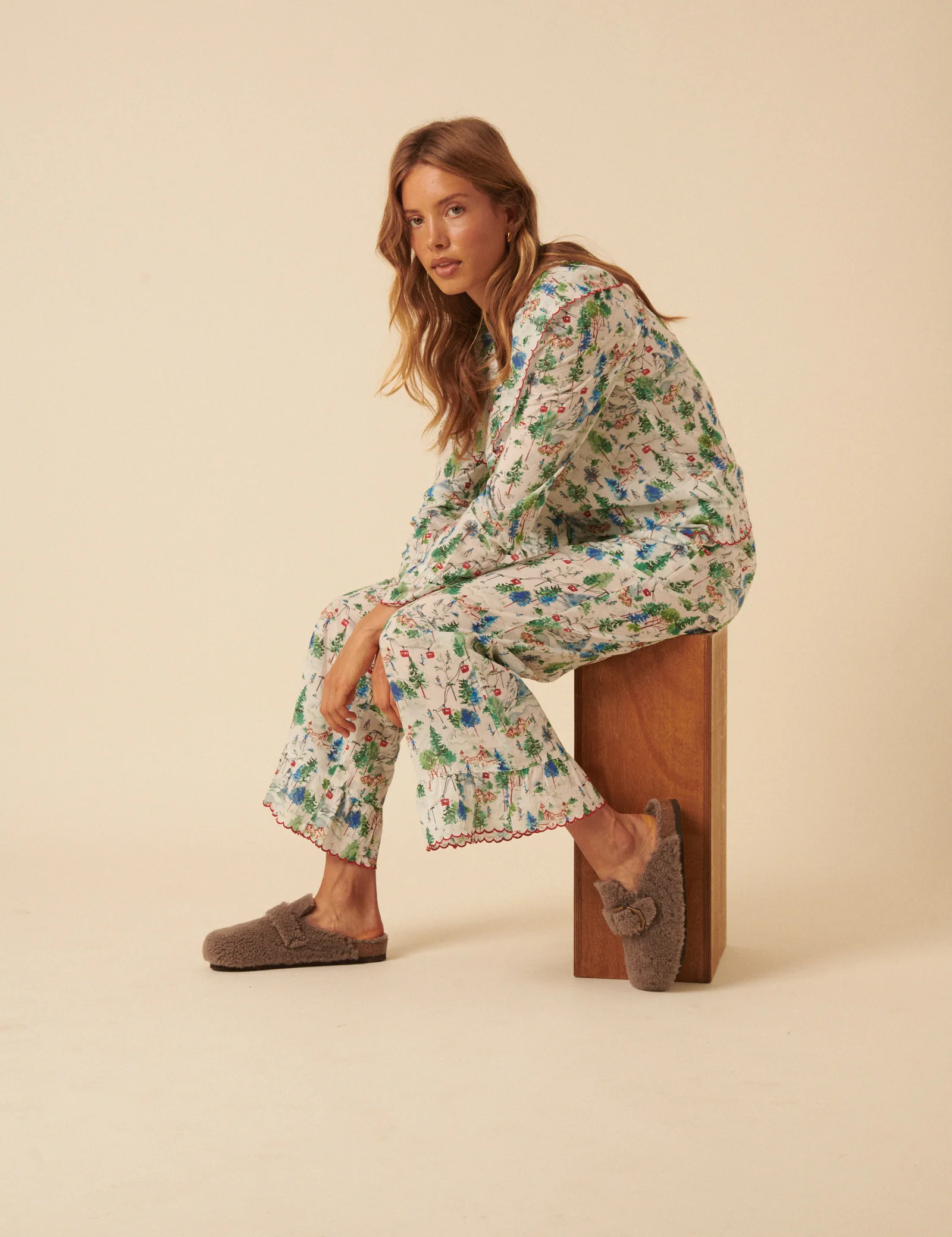 Genuins Stone Sheepskin Slippers - Image 4