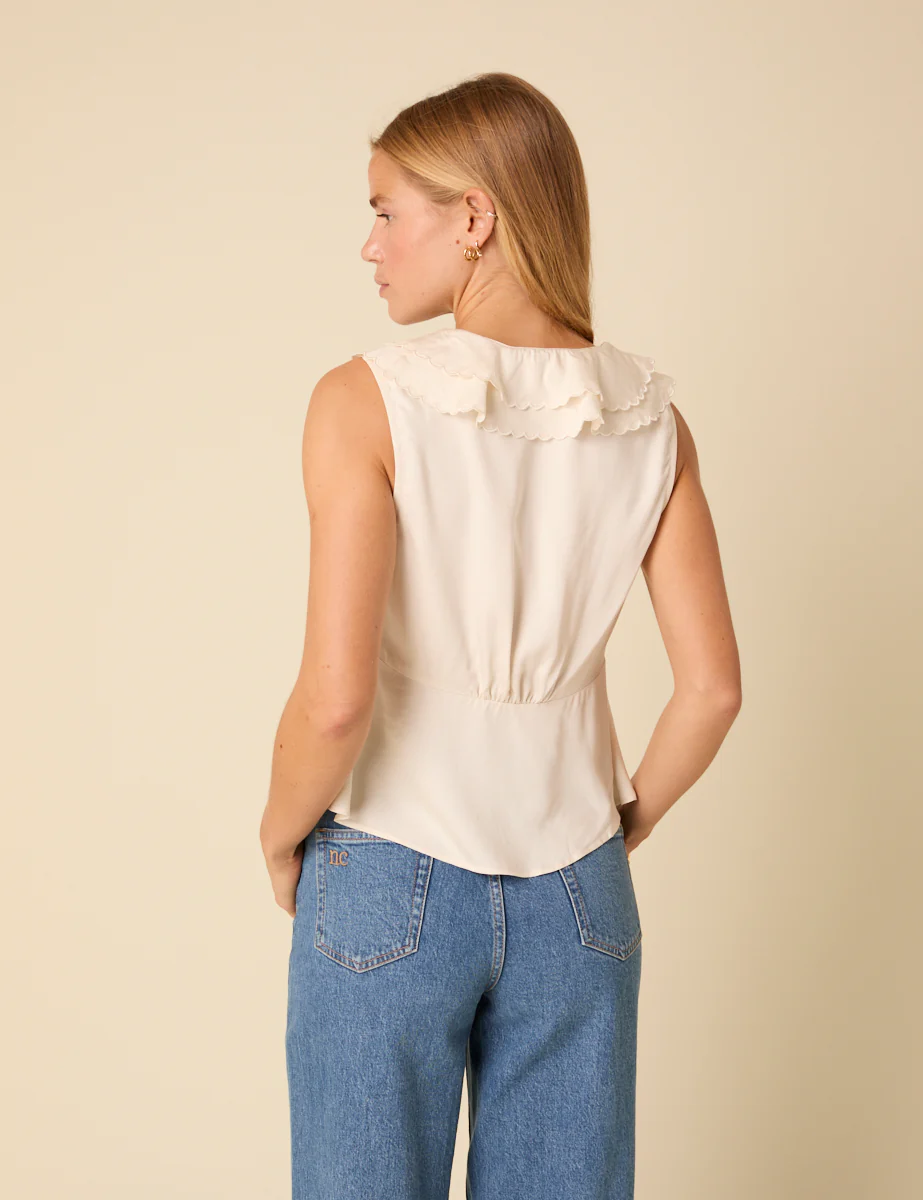 White Frill Top - Image 4